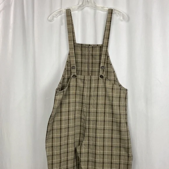 Mus & Bombon Epidot Plaid Adjustable Strap Jumpsuit | Made in Spain | Size M - Picture 11 of 15